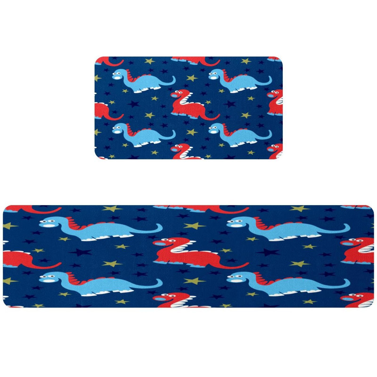 Alfombra de cocina absorbente VAPOKF lavable y con divertido diseño estrellado