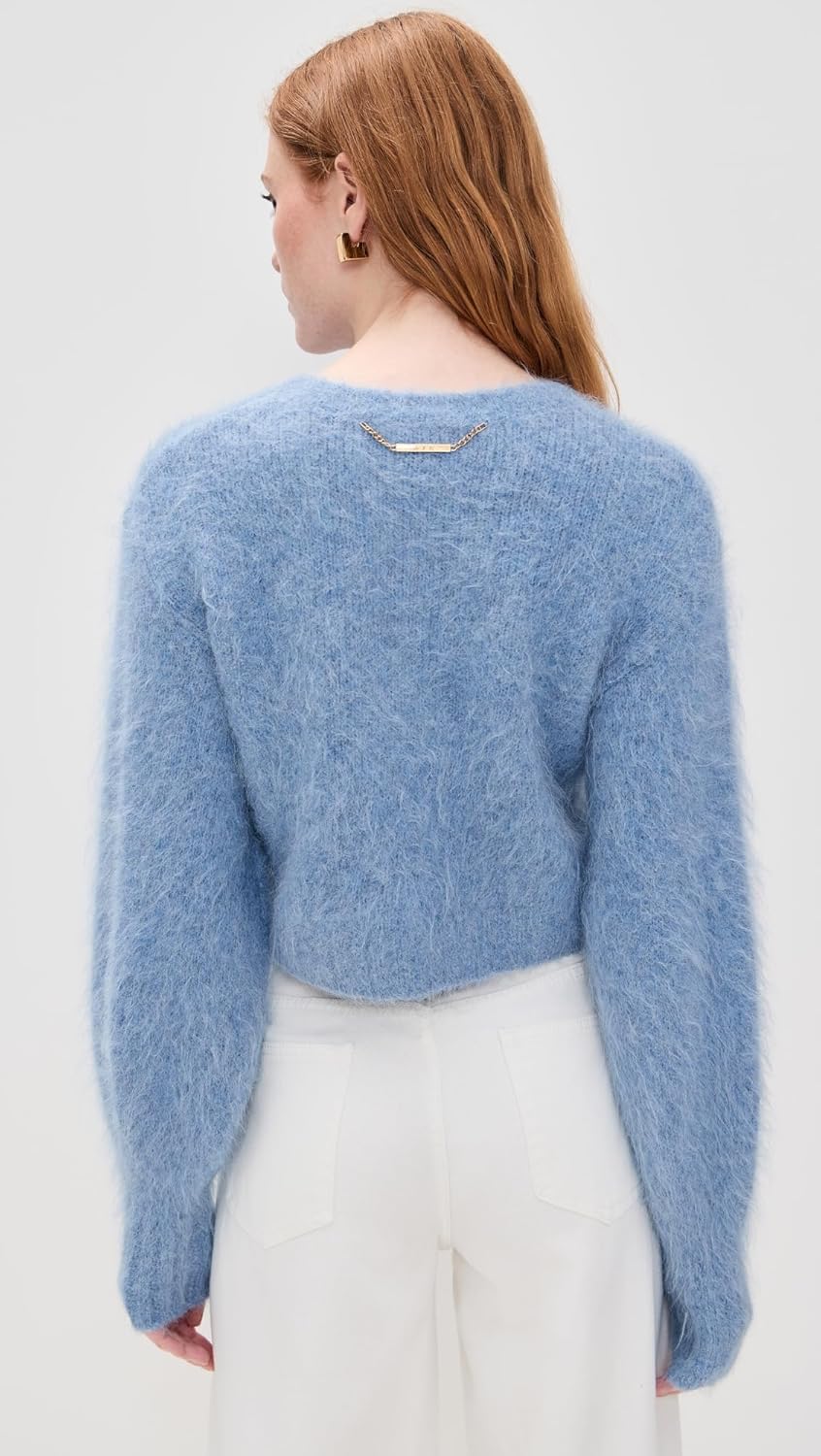 Aje Women's Celine Fluffy Cardigan - Image 3