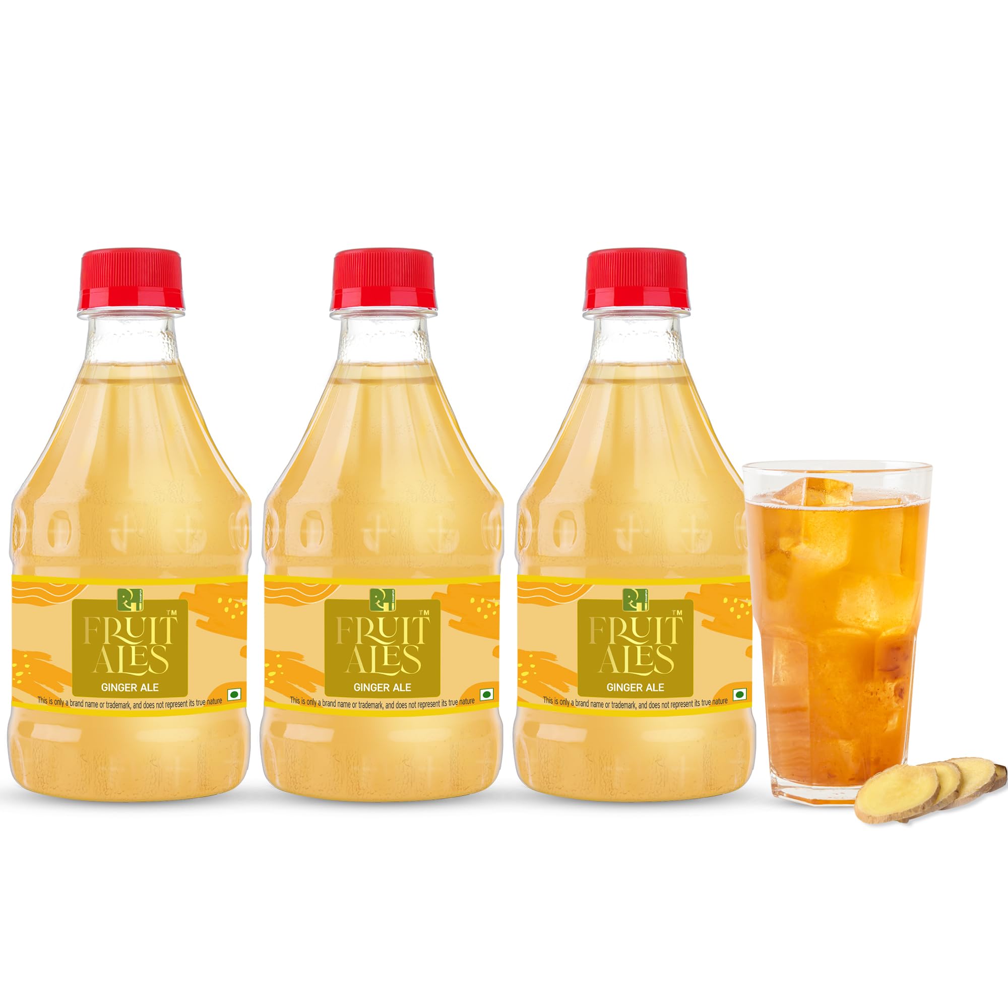Dhampurgreen Ginger Ale Mocktail Cocktail Vodka, Rum, Gin Mixer Syrup, Makes 10-12 Drinks Each Bottle, 900Ml (300Ml X 3) Pour Add Stir & Sip Syrup Non Alcoholic Beverage-image-28