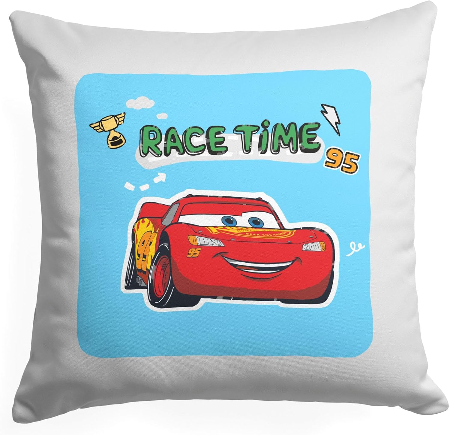 Northwest Cars Pillow, 18" x 18", Radiator Springs