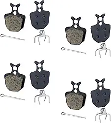 4 pares de pastilhas de freio de bicicleta, substituição de pastilhas de freio de disco de mountain bike de excelente desempenho compatível com Giant DA6 DA7 DA8, para Formula The One ORO K18 K24