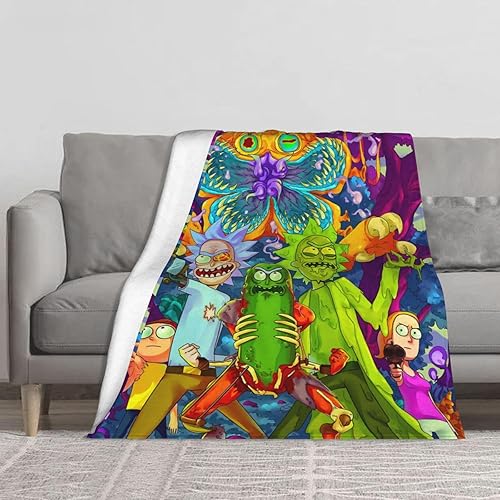 Manta unisex de anime, ultra suave, de franela, ligera, de felpa, impresa en 3D, para todas las estaciones, de 2 a 80 x 60 pulgadas