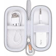 Hard Case for AirFly SE/Pro 2/Deluxe/Avantree Relay/LAICOMEIN/ 1Mii Bluetooth Wireless Transmitter Receiver, Portable Travel Case Bag for USB Cable, Adapter, Memory Cards, U Disk Only Case