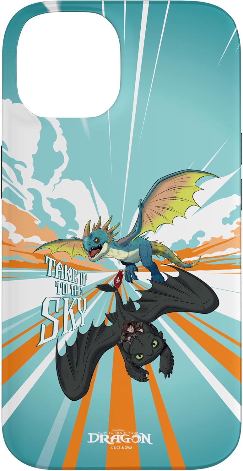 DreamWorks Dragons Toothless and Stormfly Take to the Sky Case for iPhone 13