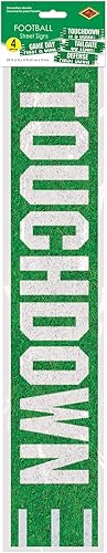 Miniatura 10 de Beistle Letrero para el día del partido, decoración temática de fútbol, suministros para fiestas de cumpleaños deportivas, 17.5 x 12 pulgadas,