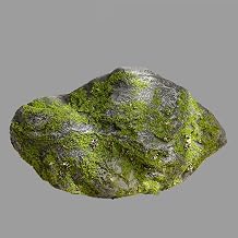 Fake Rock, Extra Large Artificial Rock, Mossy Faux Boulder for Garden