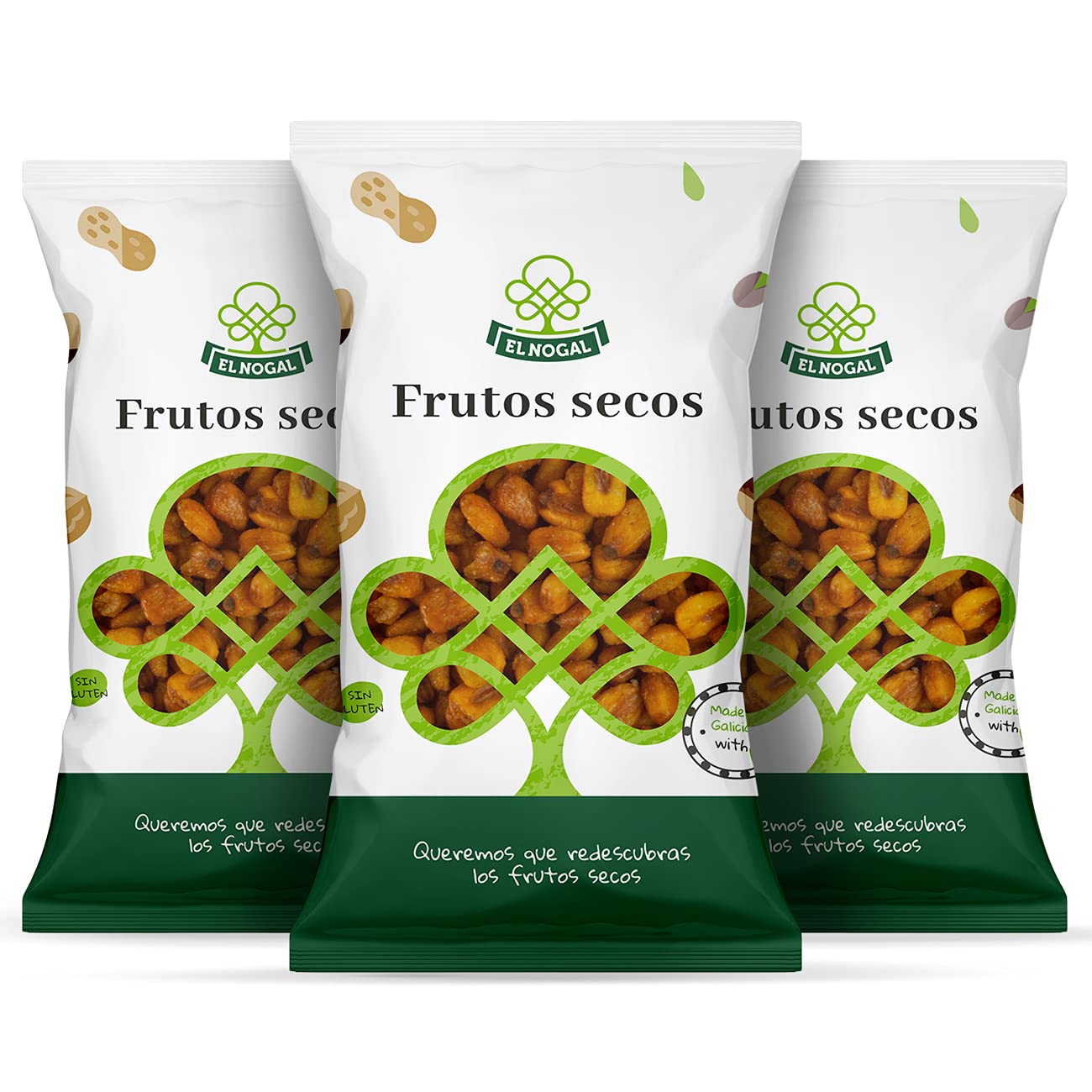 El Nogal Frutos Secos Maiz Frito Bolsa, 125 G