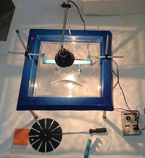 Advanced Ripple Tank Lab Physics with All Accessories and Instruction Manual