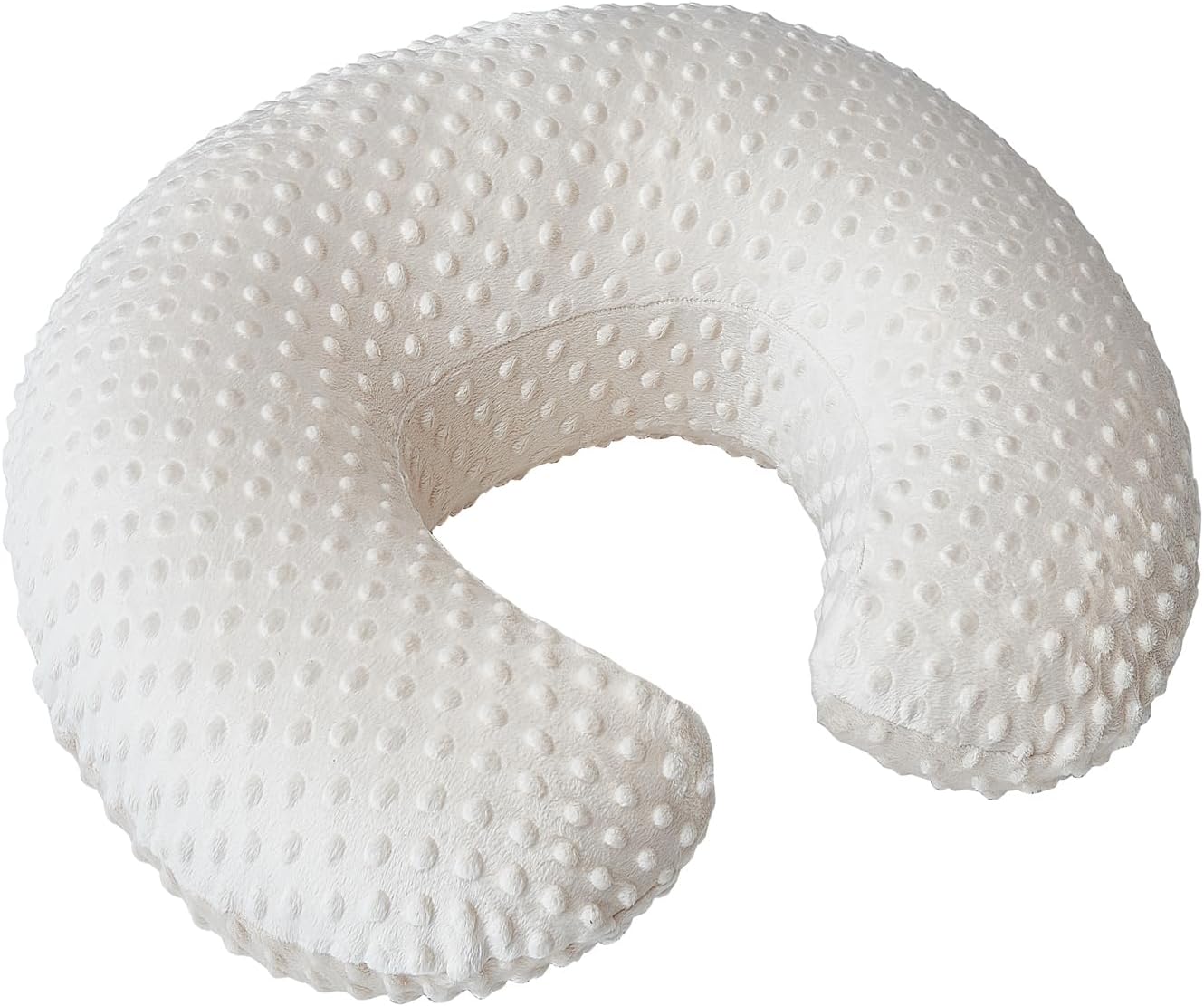 Nursing Pillow, Breastfeeding Pillows with Removable Cover for Mom with Breathable Filling, Ergonomic Baby Feeding Essentials for Bottle and Breastfeeding​ (Beige) - Image 2