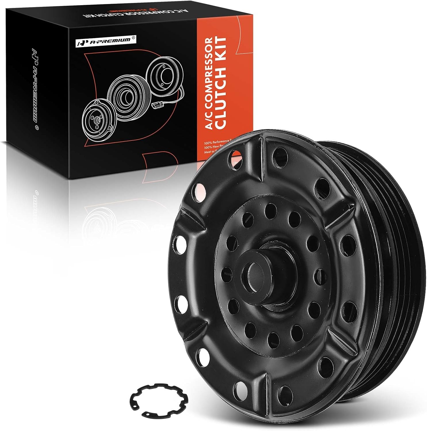 A-Premium Air Conditioner AC Compressor Clutch Kit Compatible with Scion xB, xA, 2004 2005 2006, with 5SE09C Compressor