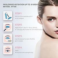 Vista 2 de Kit de elevación de pestañas mejorado, kit de permanente de pestañas, permanente de pestañas, juego de extensión profesional de rizado, onda