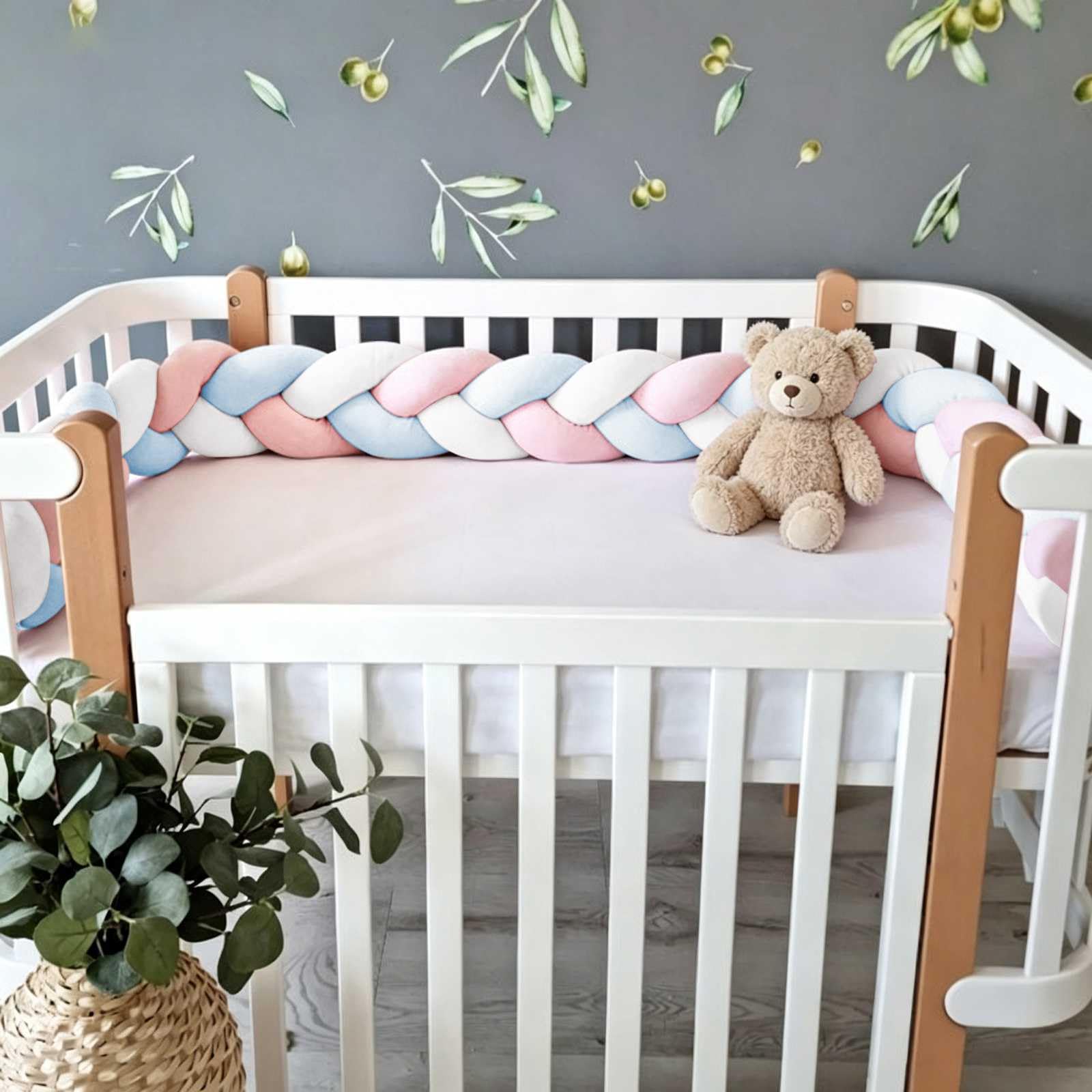 Bed Skirts, Breathable Cot Mattress protection (Q10,100CM)