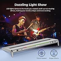 Vista 7 de Vangoa Pro Tablero de Pedales de Guitarra con Fuente de Alimentación Aislada de 12 V de Alta Corriente, PD-XL Plegable de Aluminio, Espacio