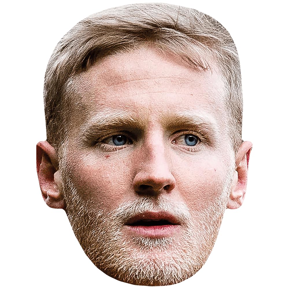 Will Hughes (Beard) Celebrity Mask, Flat Card Face, Fancy Dress Mask