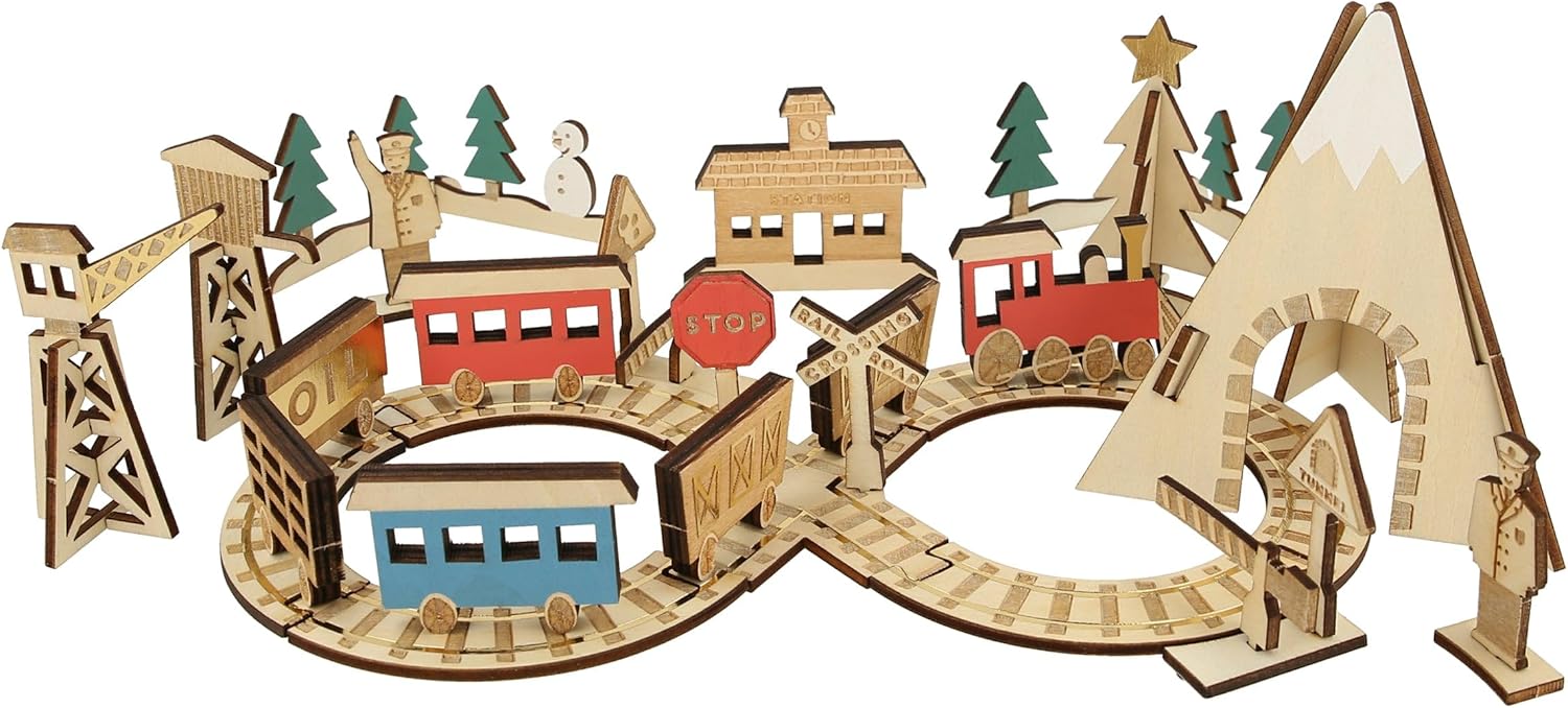 Meri Meri Railway Train Advent Calendar (Pack of 1)