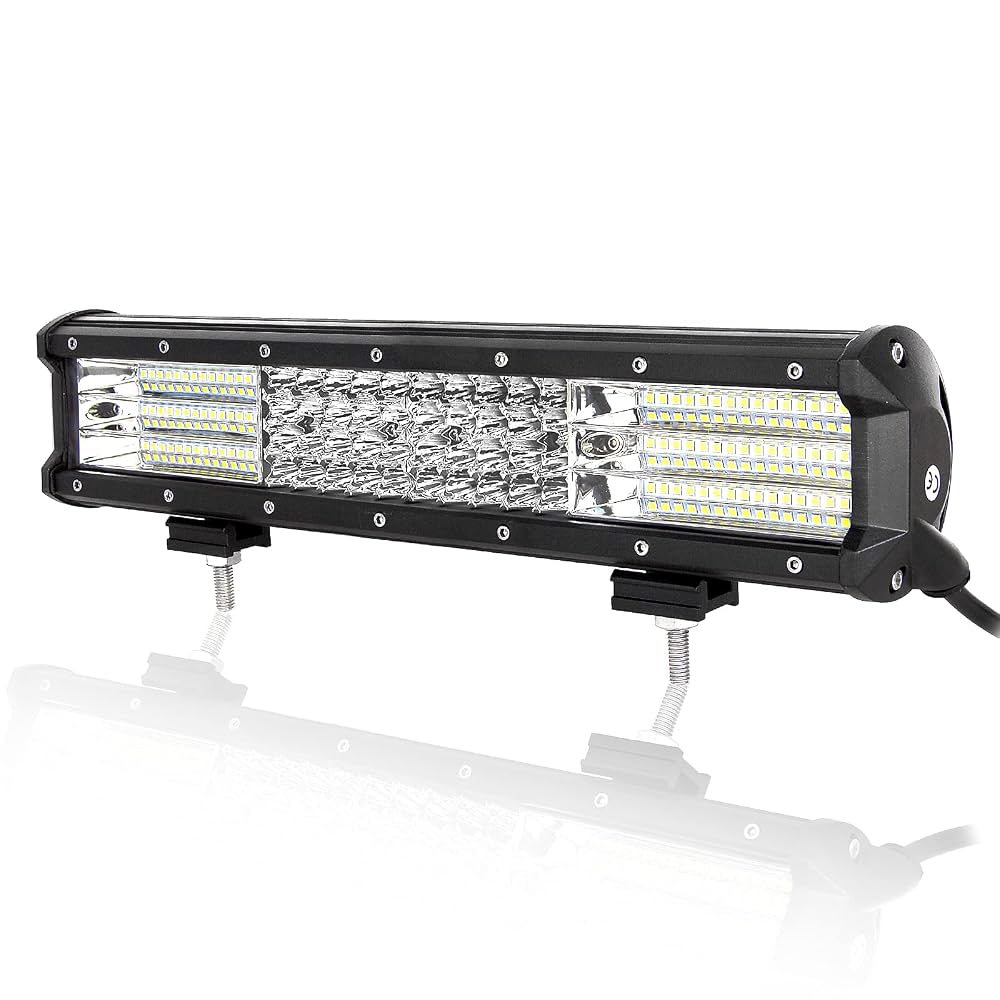 Barre LED 15 Pouces 390W Willpower - IP67, 12V/24V - Spot/Flood Combo Pour 4x4, Tracteur, Bateau