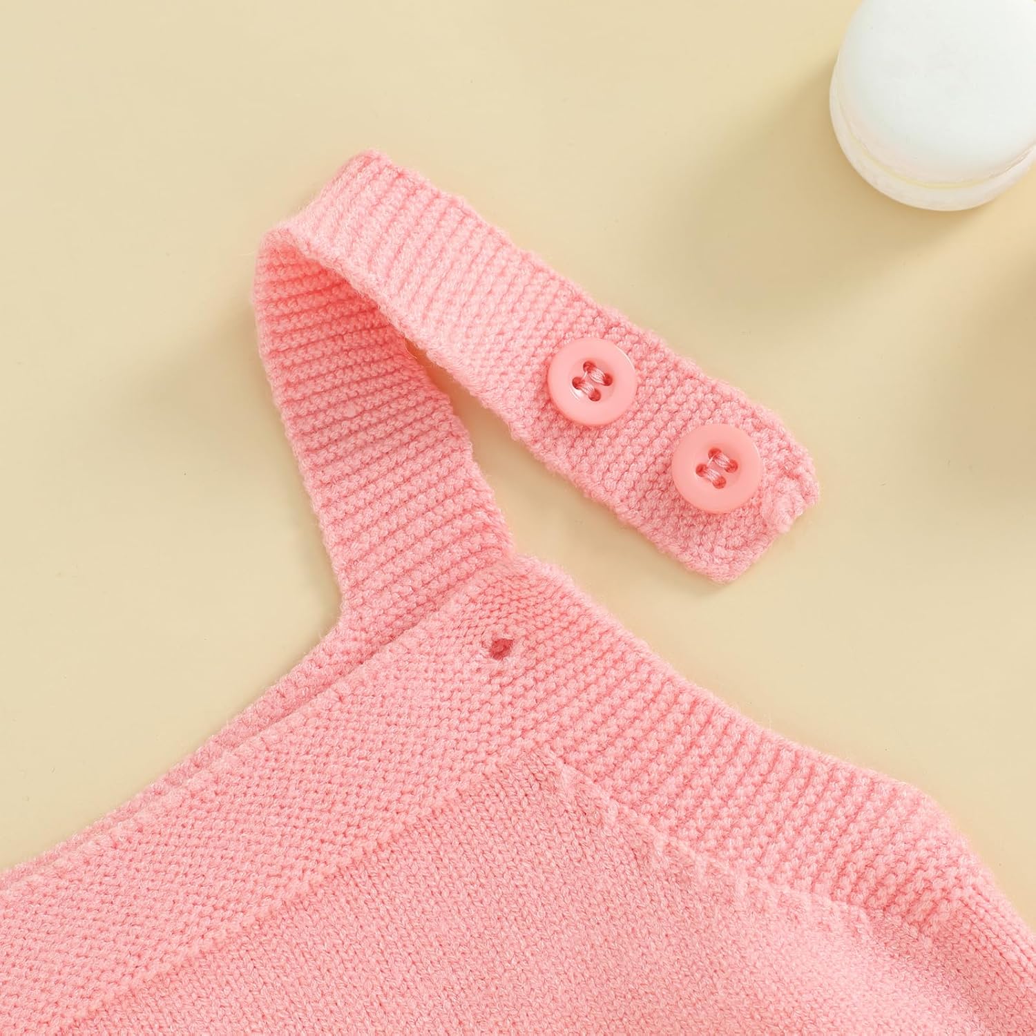 Infant Baby Girl Sleeveless Knit Romper Half and One Birthday Outfit Cute Baby Girl Summer Clothes - Image 4