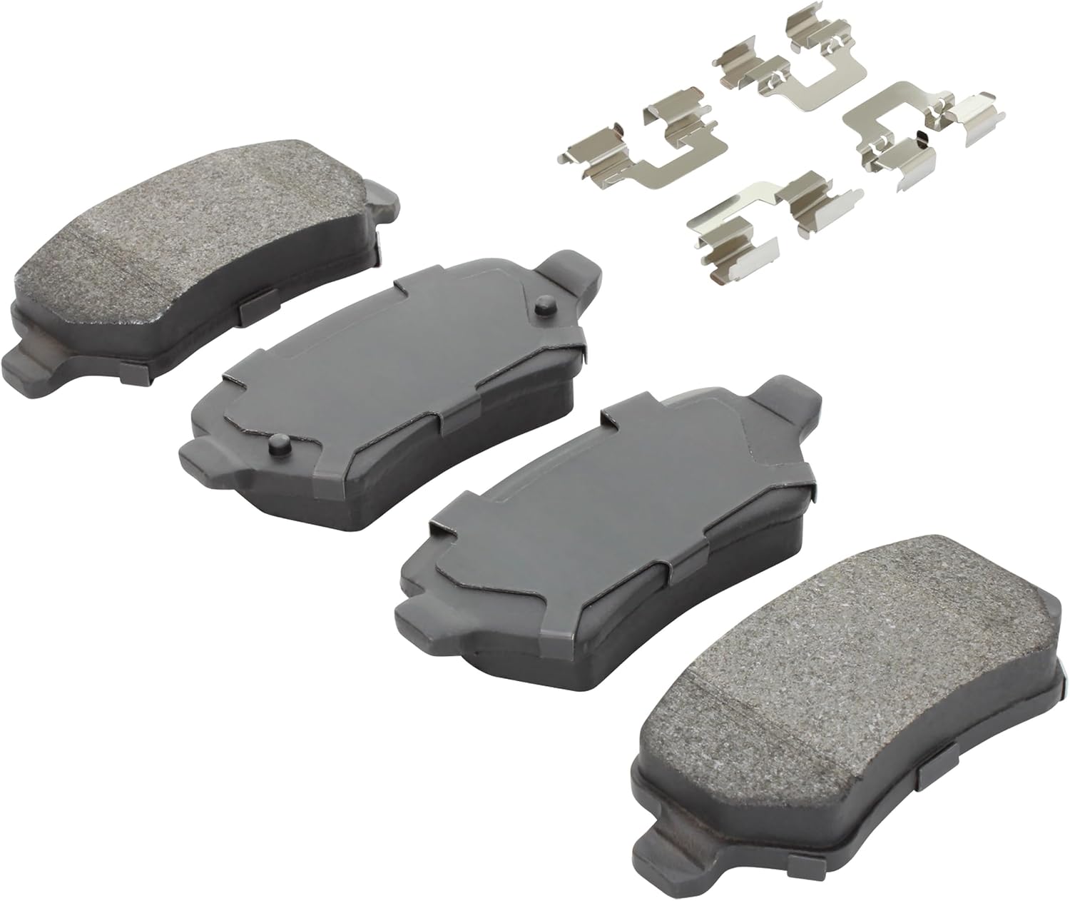 QUALITY-BUILT Rear Semi-Metallic Brake Pads, Black Series 1003-1362M, Compatible with 2000-2009 Chevrolet/Saturn (Astra, Meriva, Zafira)
