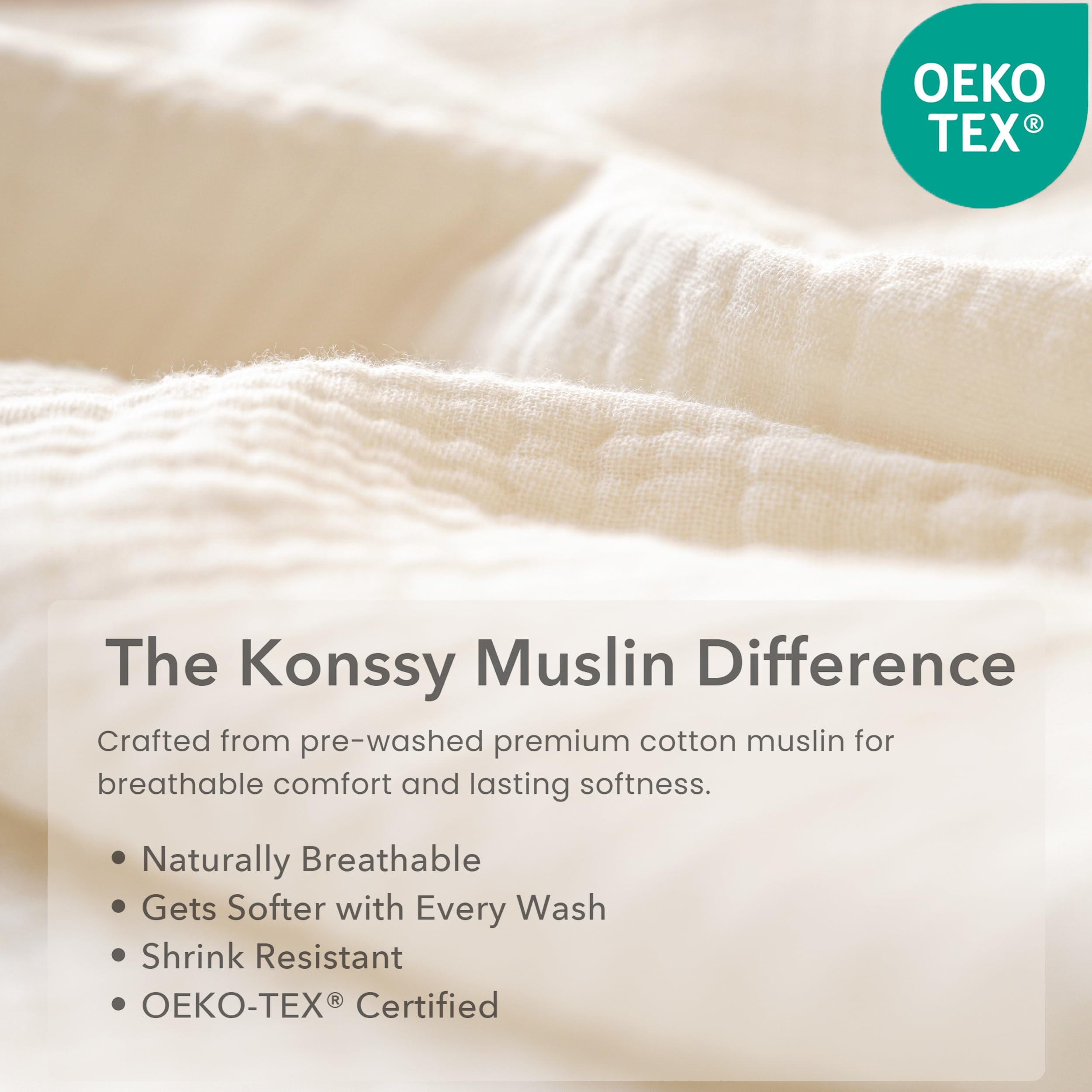 Konssy Baberos de muselina para bebé, paquete de 10 baberos tipo bandana para bebé, 100 % algodón, unisex, para niños y niñas