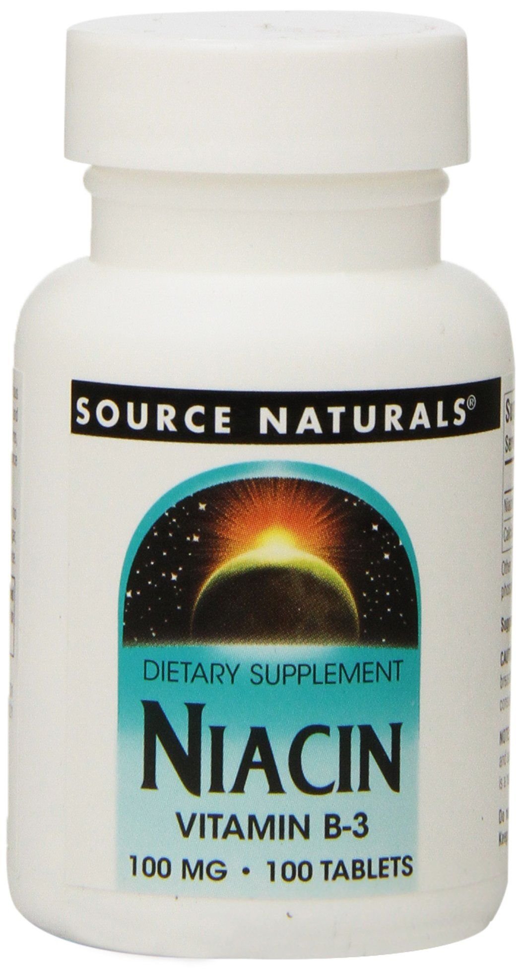 Source Naturals Niacin 100mg 100 Tablets