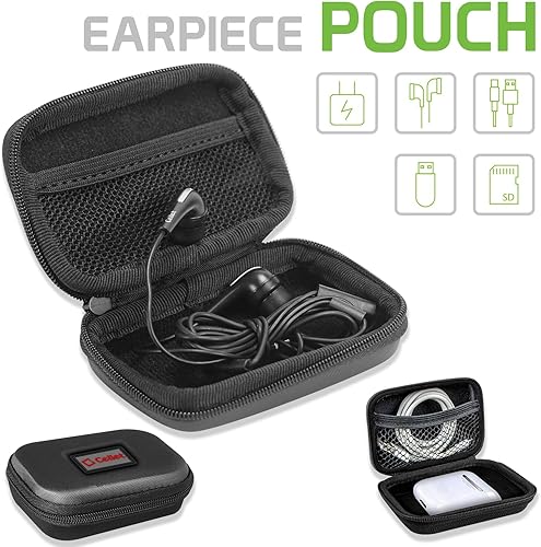 Miniatura 2 de Cellet Funda de EVA compacta de viaje portátil compatible con Apple Air Pods Pro 2, Air Pod, auriculares Bose Galaxy Buds2 Pro, Buds Live,