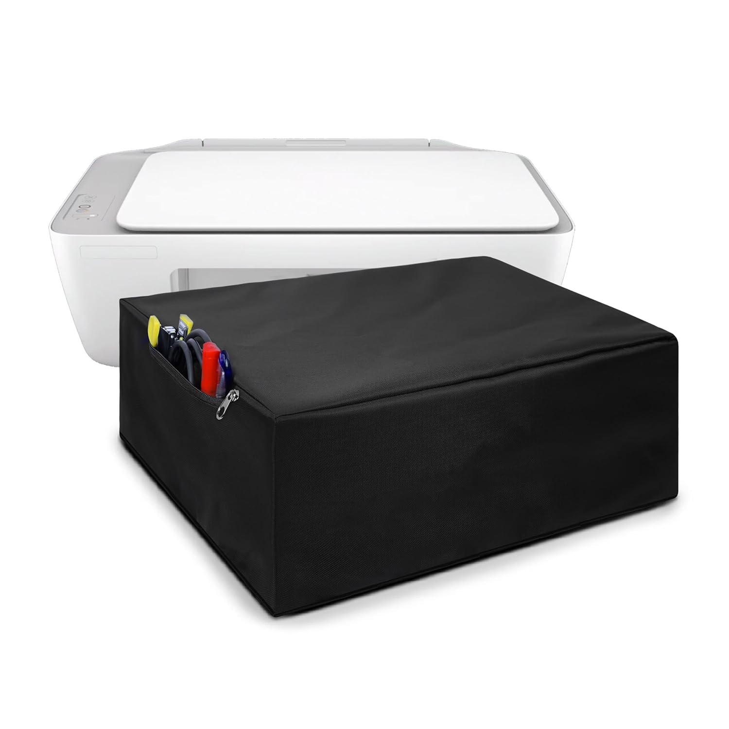 Alifiya Dust Proof Washable Printer Cover for HP DeskJet 2332 / 2776 / 2729 / 2338 All-in-One Inkjet Colour Printer – Black