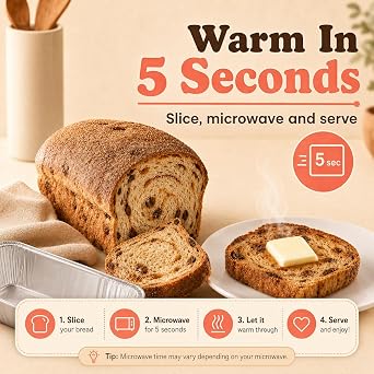 Jimmy the Baker, Cinnamon Raisin Bread (Pack of 3)