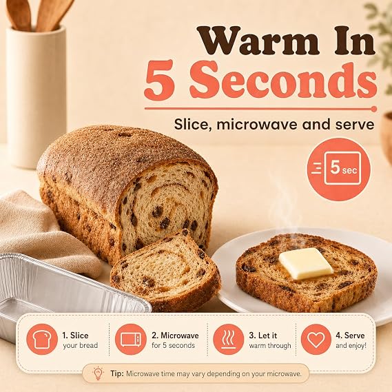 Jimmy the Baker, Cinnamon Raisin Bread (Pack of 3)