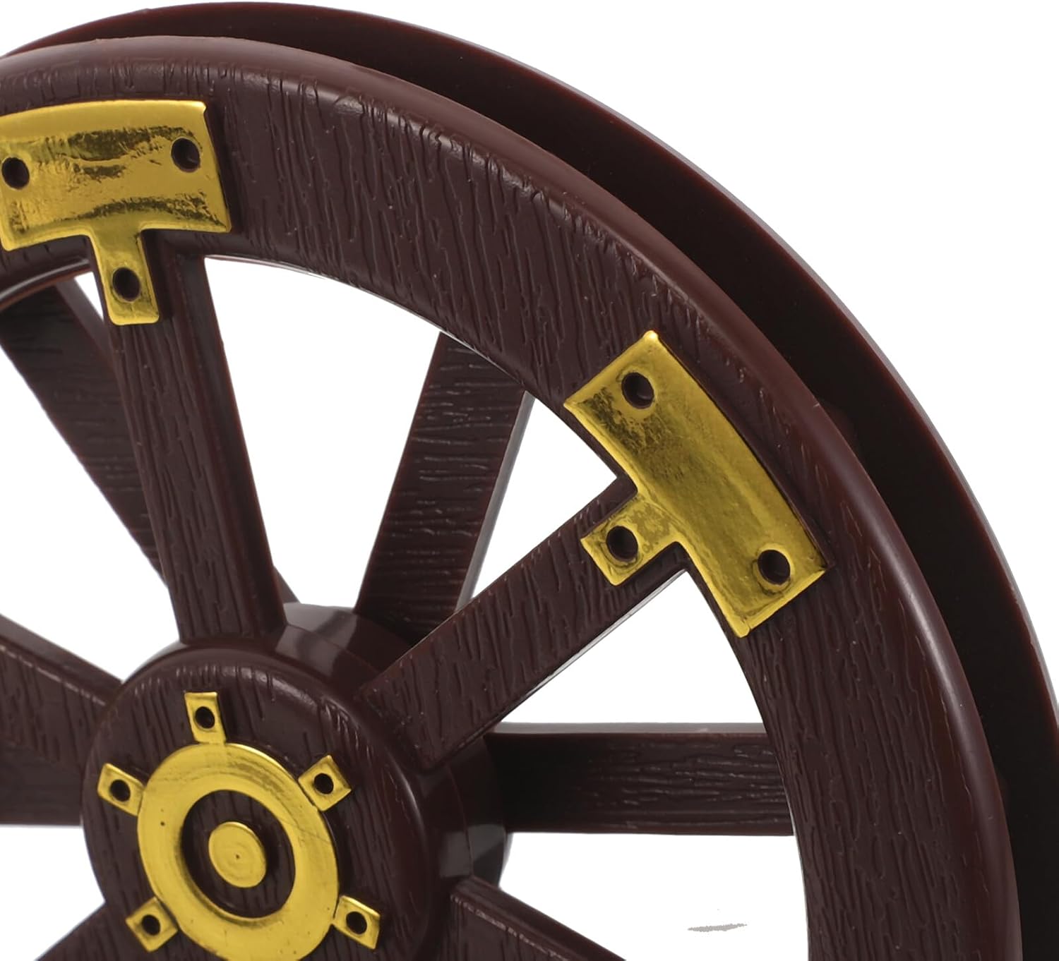 Garneck Cuckoo Clock Decorative Rotating Platform Plastic Replacement with Animated Water Wheel Figurine Mechanism Impact-Resistant Component for Easy Assembly and Restoration
