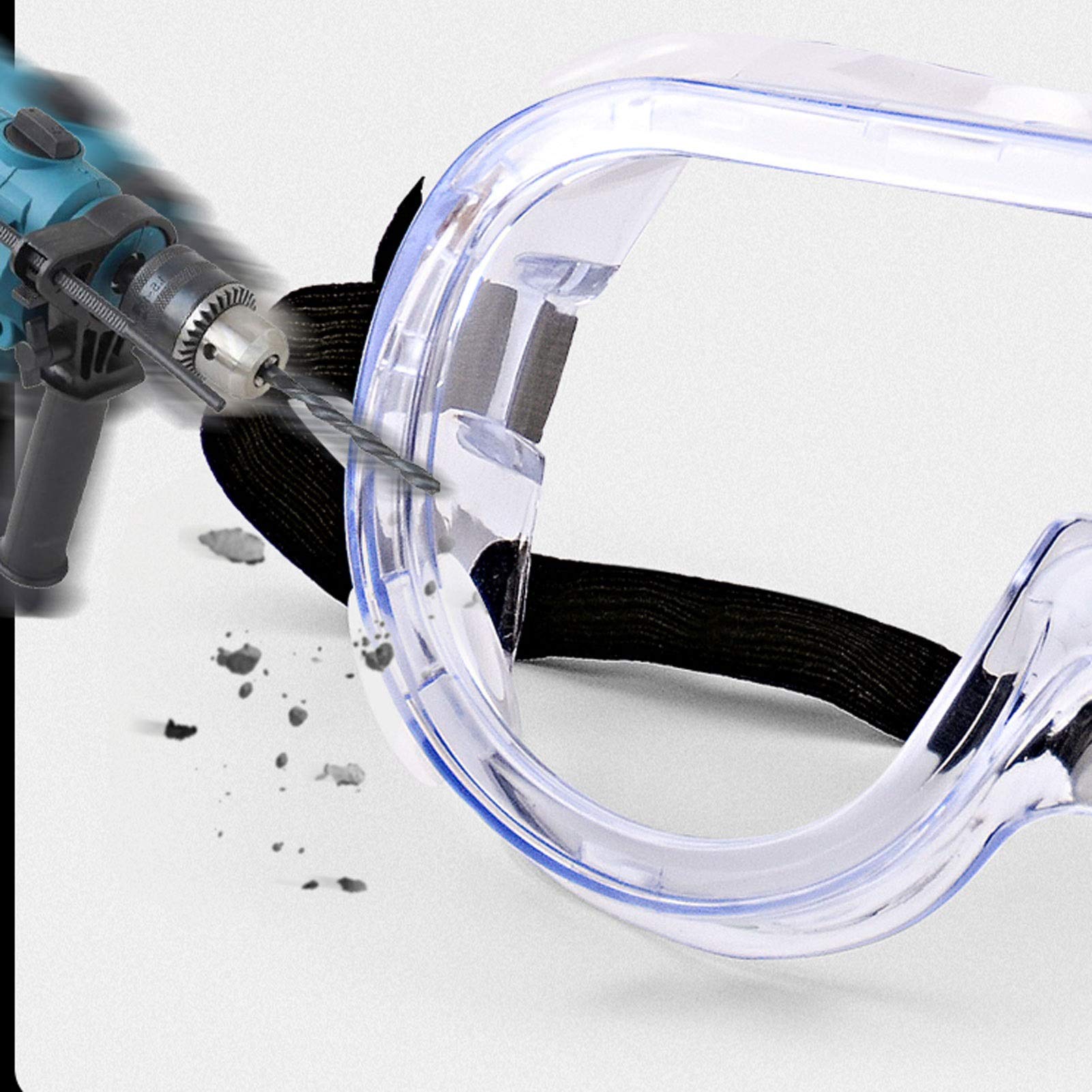 PENGQ Gafas de Seguridad, Anti-vaho Gafas de Seguridad Gafas, Gafas de médicos Que Pueden ser Usados ​​en Gafas, Laboratorio de Gafas, Lentes de protección médica