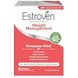 Estroven Weight Management for Menopause Relief - 60 Ct. - Clinically Proven Ingredients Help Manage Weight, Provide Night Sweats & Hot Flash Relief - Drug-Free & Gluten-Free