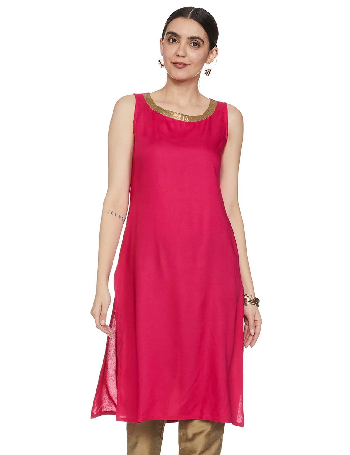 Amazon Brand - Tavasya Women's Rayon Straight Festive Kurti offers donot miss 5 Amazon Brand - Tavasya Women's Rayon Straight Festive Kurti offers donot miss