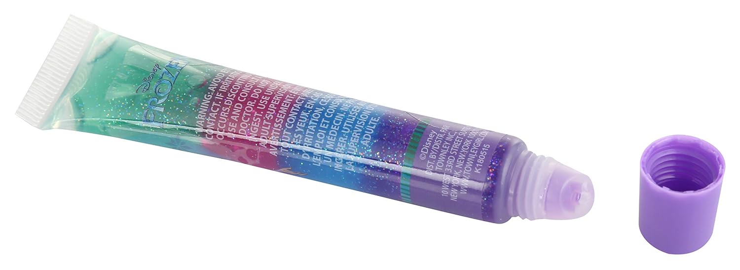 Frozen Striped Lip Gloss, Multi-Colored, Cotton Candy,