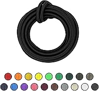 Vista 6 de Cuerda de choque de grado marino SGT KNOTS – 100% elástico, elástico de poliéster Dacron para proyectos de bricolaje, amarres, usos comerciales