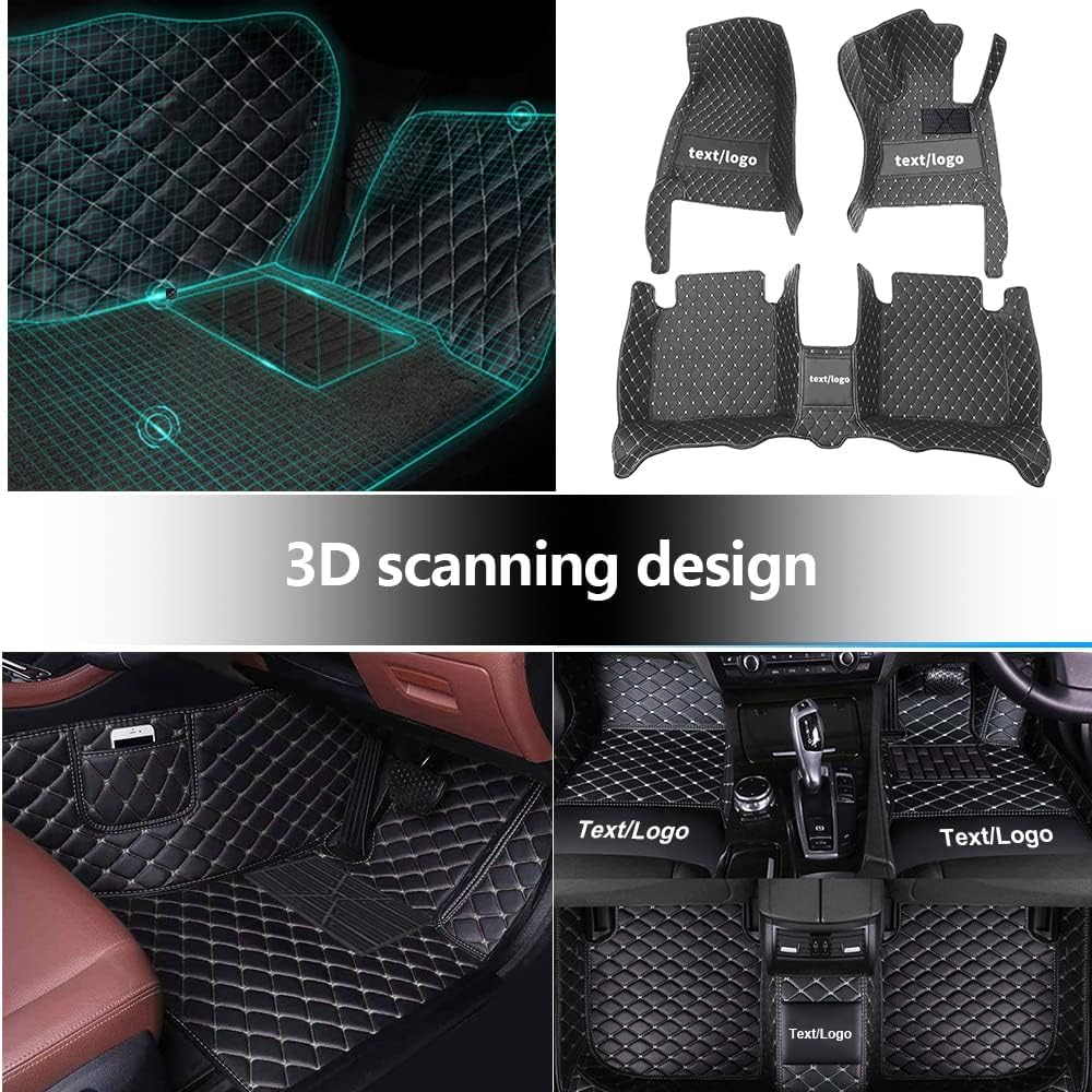 Alfombrillas Coche para Mini Countryman 2017-, Alfombrillas Antideslizante Lavables Accesorios Interiores Impermeables