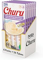 Vista 36 de INABA Churu - Bocadillos para gatos, puré cremoso para gatos, sin cereales, que se puede lamer y exprimir, suplemento con vitamina E y taurina, 0.5