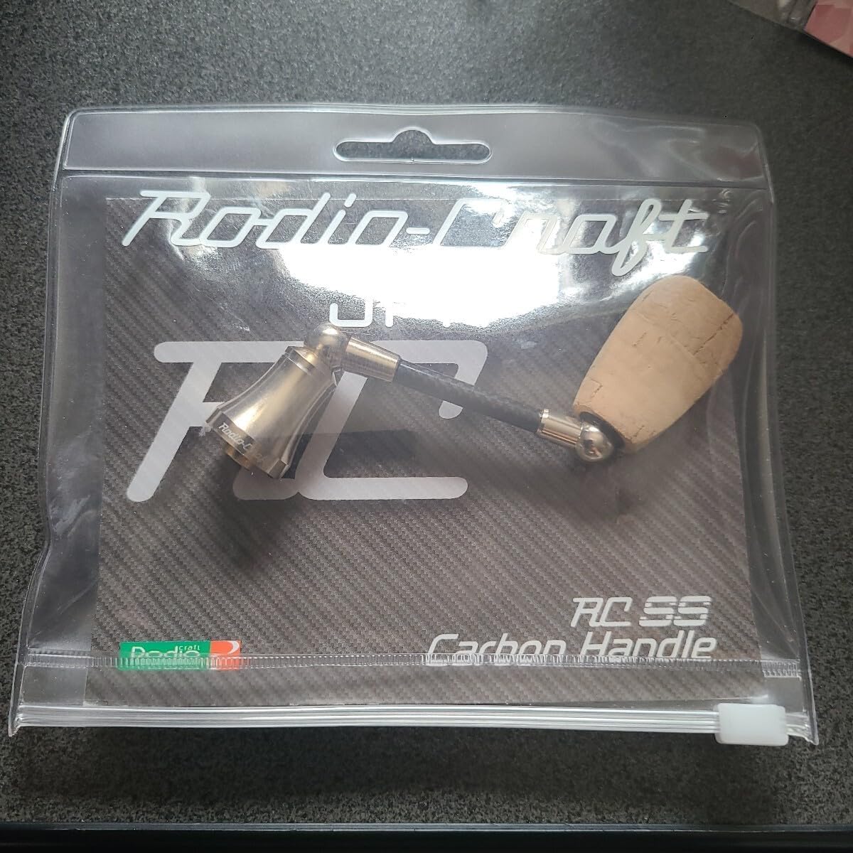 ロデオクラフト カーボンハンドル 48mm シャンパン シマノ用 トラウト