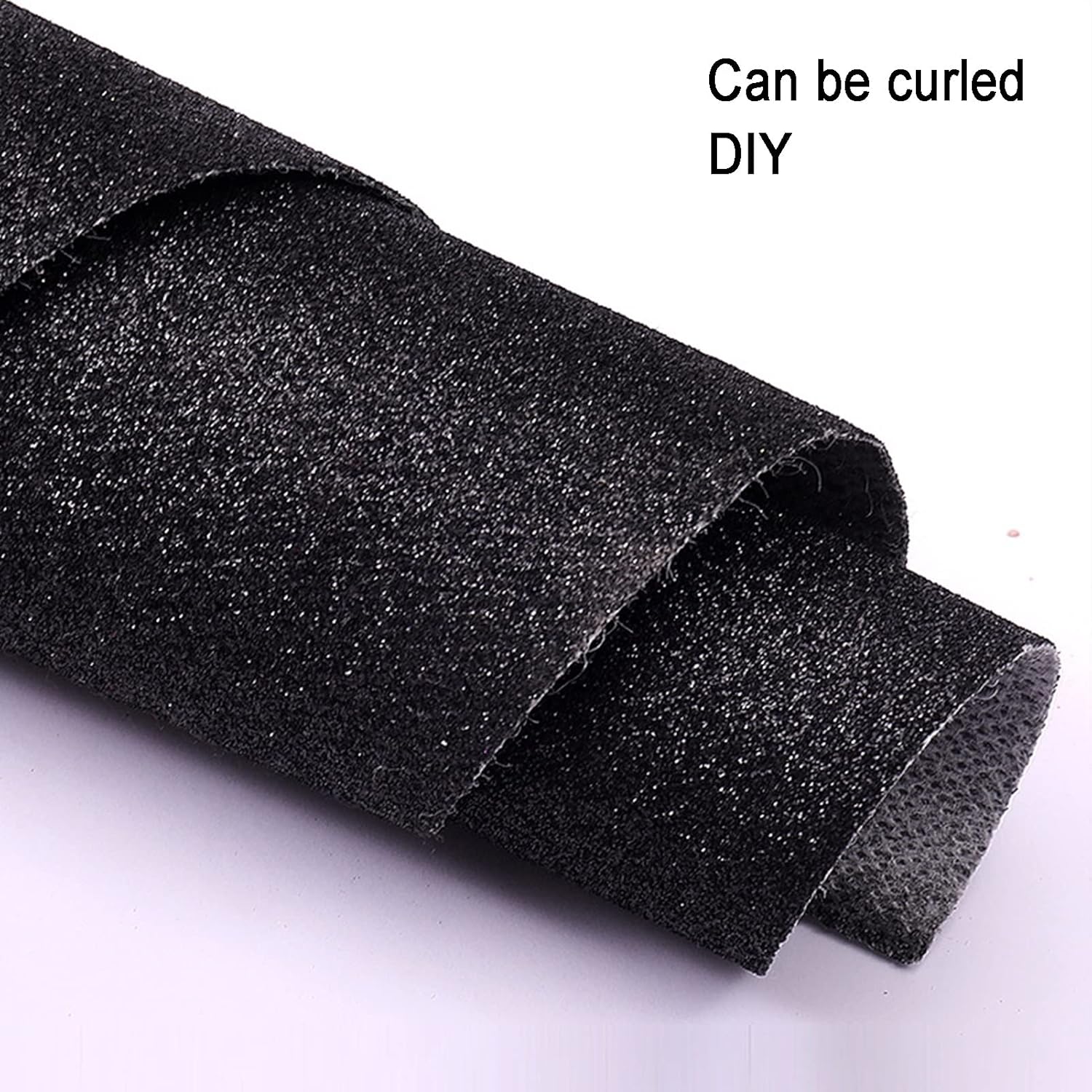 Wedding Aisle Runner, Indoor Outdoor Glitter Ceremony Party Decoration, Cuttable Festival Graduation Disposable Carpet, 2 Colors (Color : Black, Size : 1x5m)