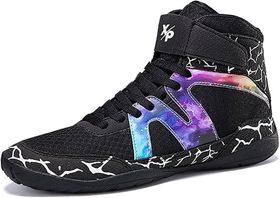 MAKAY Boxing Shoes, Mens, Training Shoes, Juniors, Wrestling Shoes, Boxing, Weightlifting Shoes, Squat Shoes, Anti-Slip, Lightweight, Breathable, Ankle Guard, Gym