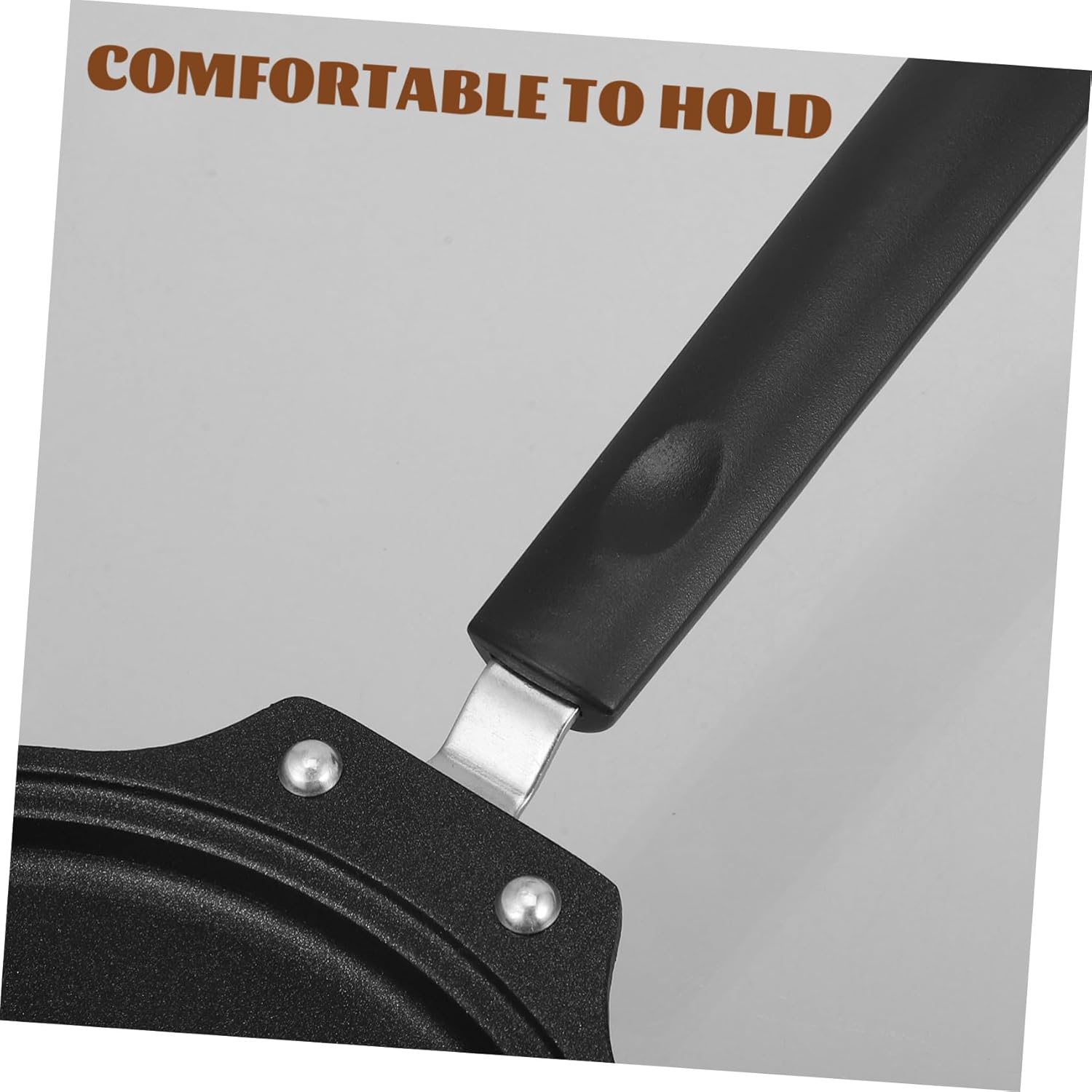 Zerodeko 1Pc Non Stick Egg Frying Pan Omelette Maker for Household Use Cooking Skillet for Easy Omelet Rice Preparation Black Color Convenient Clean Up