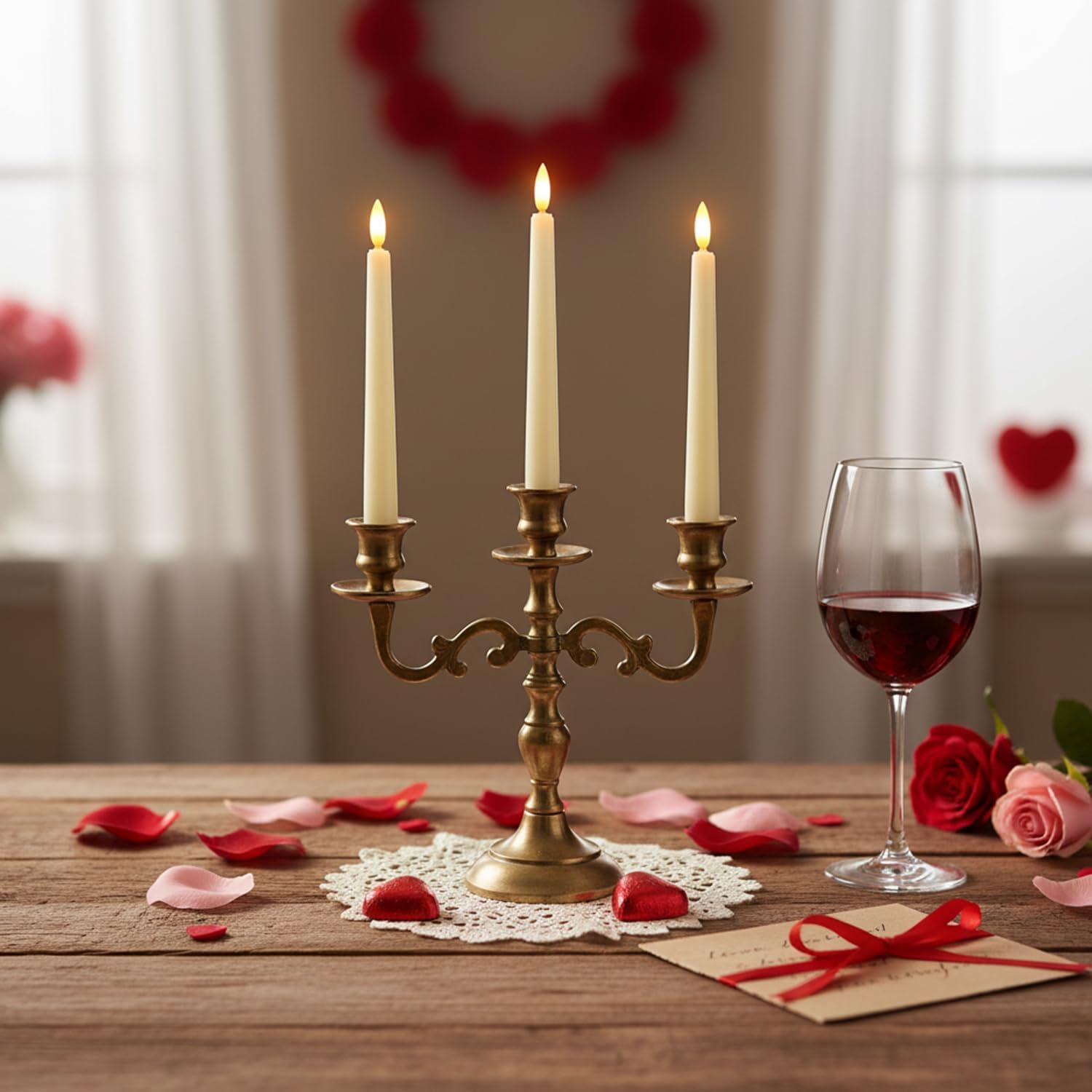 8.3'' Timer Flameless Taper Candles with Remote Control,6PCS LED Candle Battery Operated Warm White Flickering for Christmas Home Decor Birthday Party (Ivory)