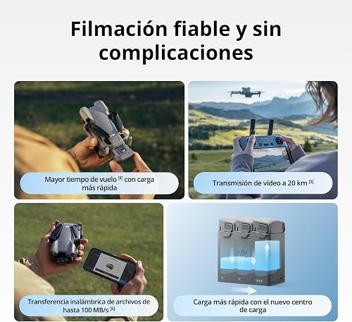 DJI Mini 5 Pro Fly More Combo Plus with DJI RC 2, Drone with Camera, 1-Inch CMOS, 4K Drone for Beginners, Obstacle Sensing, ActiveTrack 360°, 225° Gimbal Rotation, Extended Battery Life, C1 - 7