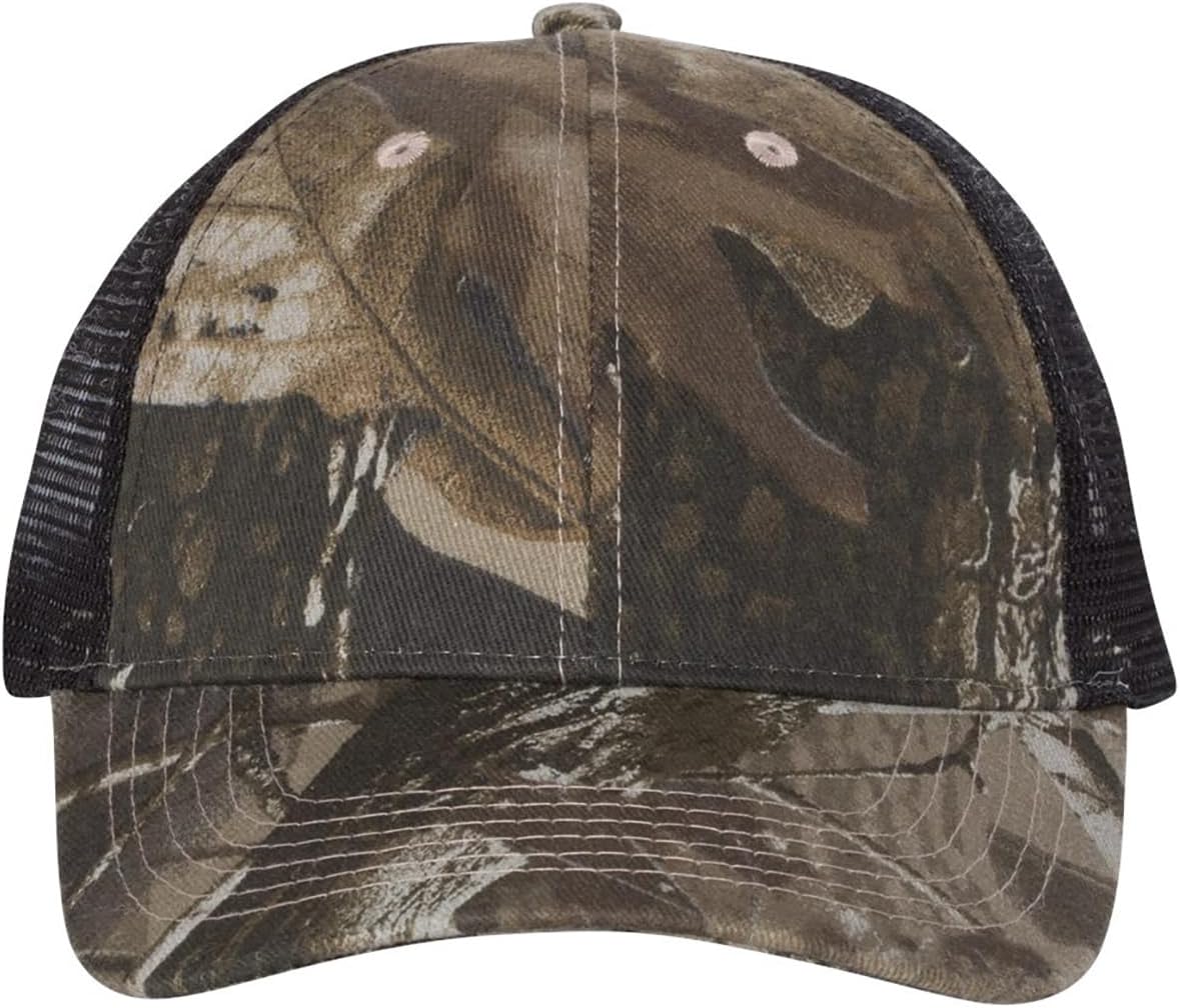 Joe's USA Mid-Profile Adjustable Mesh Back Camo Cap - Bulk, Blank Hats