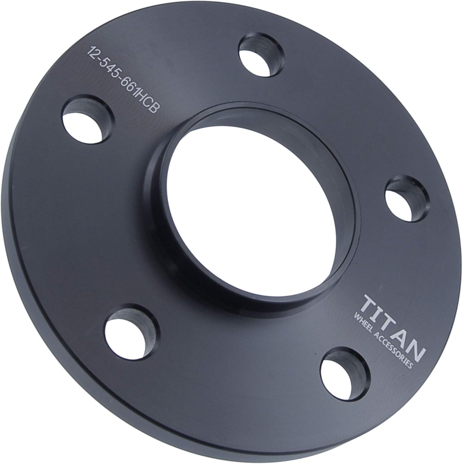 12mm 5x4.5 Hubcentric Wheel Spacers - Fits Nissan Infiniti Q50 G35 G37 350z 370z Altima Maxima - 12mm, 5x114.3, 66.1mm Hub, Pair of 2 - Black