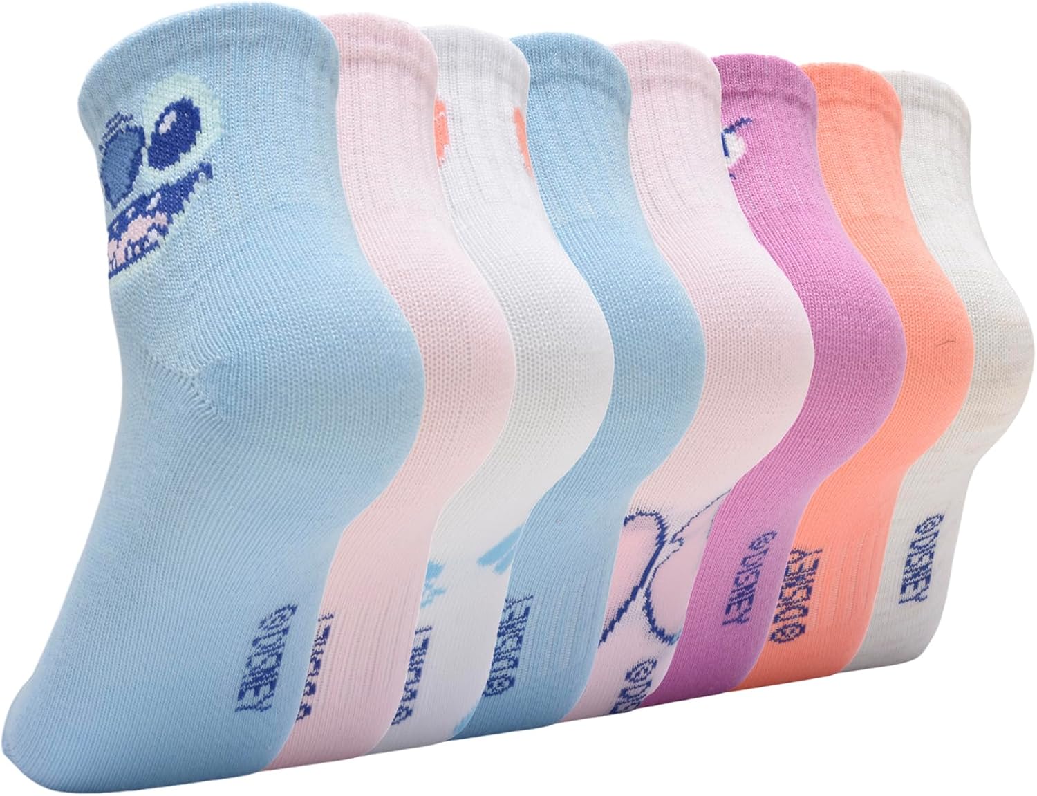 Lilo and Stitch Girls' 8pk Stitch Ohana Quarter