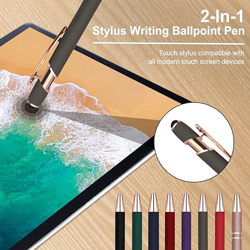 Miniatura 2 de MESHELEY Bolígrafos personalizados con nombre y texto a granel, 100 bolígrafos personalizados con grabado gratuito, regalo para mujeres y hombres,