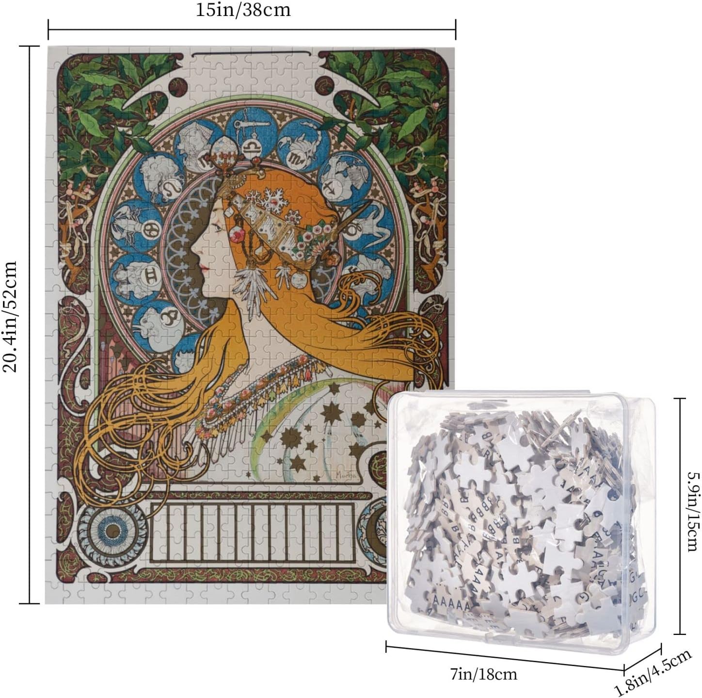 最大80%OFFクーポン ジグソーパズル 2016ピース ミュシャ 黄道十二宮