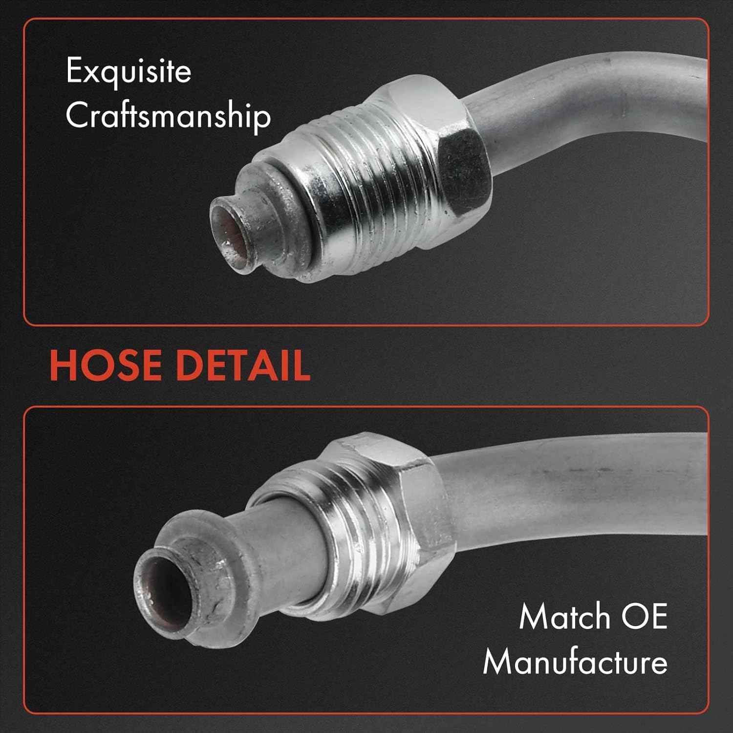 A-Premium Power Steering Pressure Hose Line Assembly Compatible with Chevrolet Camaro 1998-2002, Pontiac Firebird 1998-2002, V8 5.7L, Pump To Rack/Gear