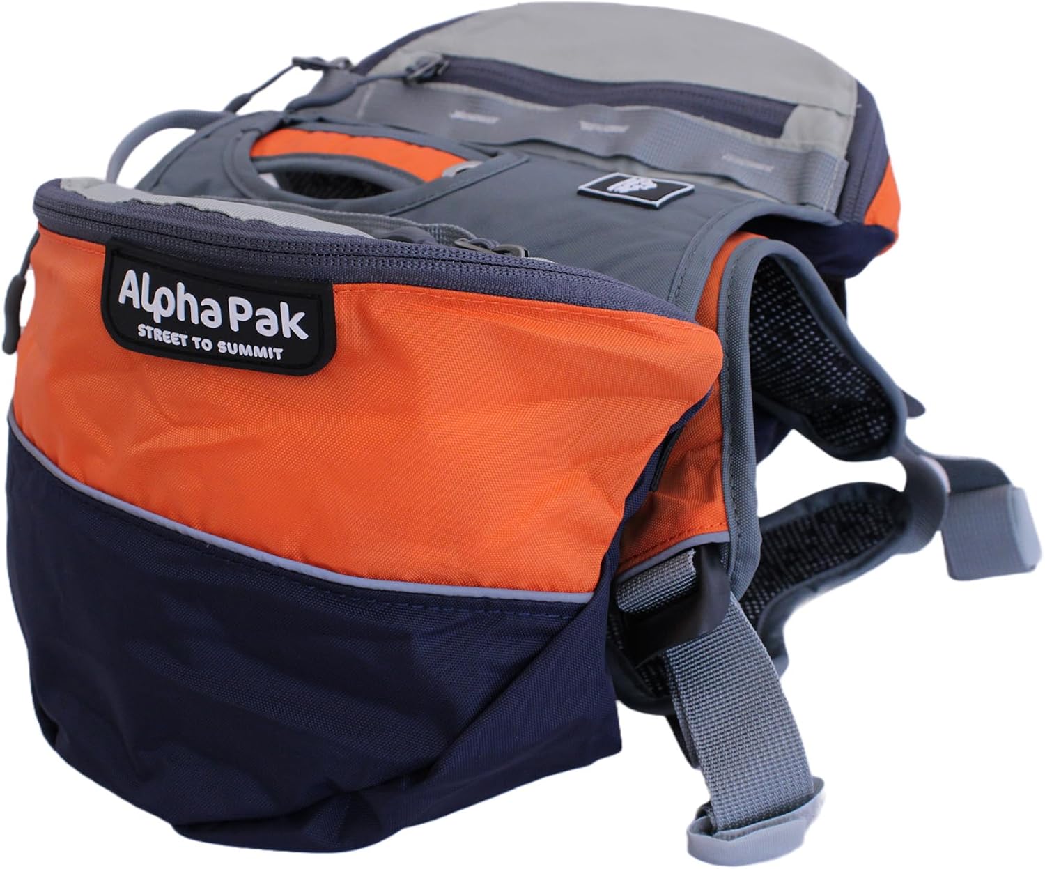Alpha Pak | Adventurer Dog Pack with EZ Fit™ Harness | Water-Resistant and Durable | 2 Pieces | Large-Rainforest