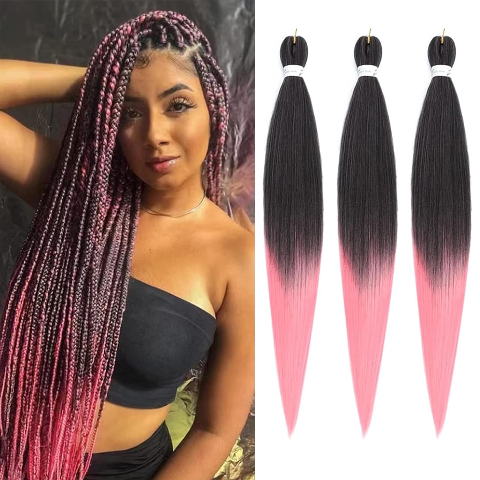 Easy Braid Pre stretched Braiding Hair Extensions